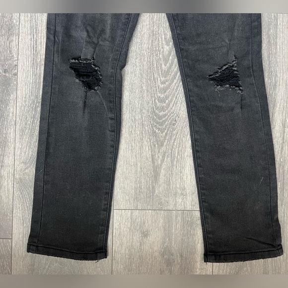 Project civility distressed straight leg jeans in color storm. Size 10 NWT! - Picture 3 of 9